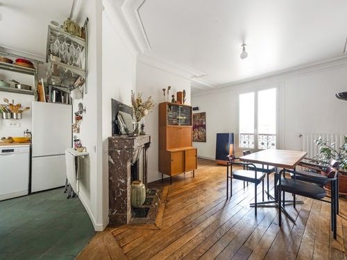 A APris, quartier Menilmontant, F3 en étage élevé